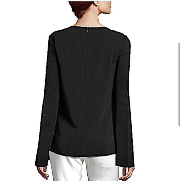 Ramy Brook Allie Lace-Up Long‎ Sleeve Top 10 NWT - Picture 2 of 7